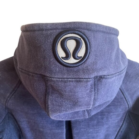 Lululemon Cycling / Biking Scuba Hoodie Size 2 Blue Special Edition - Picture 7 of 15